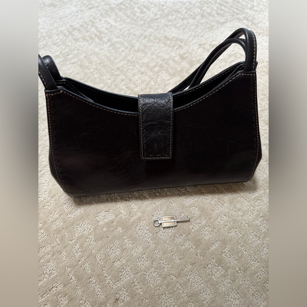 Elegant Black Leather Women's Bag